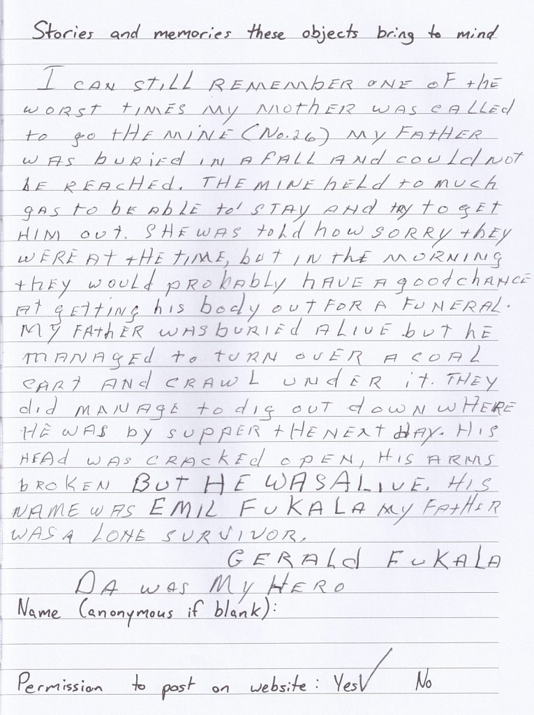 Story from Gerald Fukala